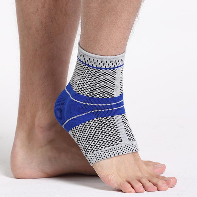 

1 Pair Sport Safety Ankle Support Gym Running Football Ankle Joints Protection Black Foot Bandage Elastic Brace Band Guard1, 04