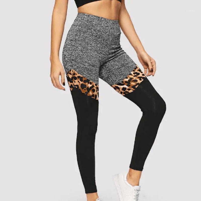 

Sexy Leopard Leggings Women Slim Sports Leggings High Waist Mesh Patchwork Pant Push Up Workout Jeggings Fitness#g201, Black