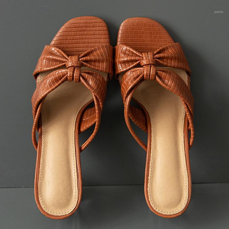 

Women's Fashion Solid Color Square Heels Casual Sandals Slipper Ladies Shoes Leisure Sexy Comfortable 2020 new Fashion trends1, Black