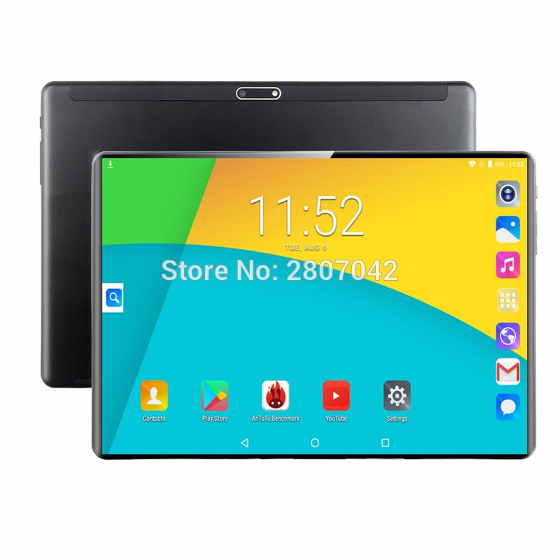 

2020 New Wifi tablet 10 inch Octa Core Android 9.0 6GB RAM 64GB ROM 1280x800 HD Screen 5.0MP Cameras 4G LTE Phone tablet GPS, Black