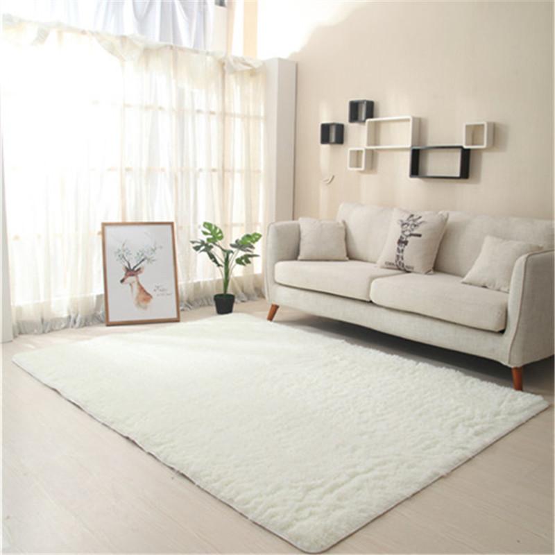 

Rectangle Non-Slip Long-Haired Plush Table Sofa Carpet Super Soft Fluffy Faux Fur Rug Shaggy Area Rugs Mats For Bedroom Bedsides, Purple gray