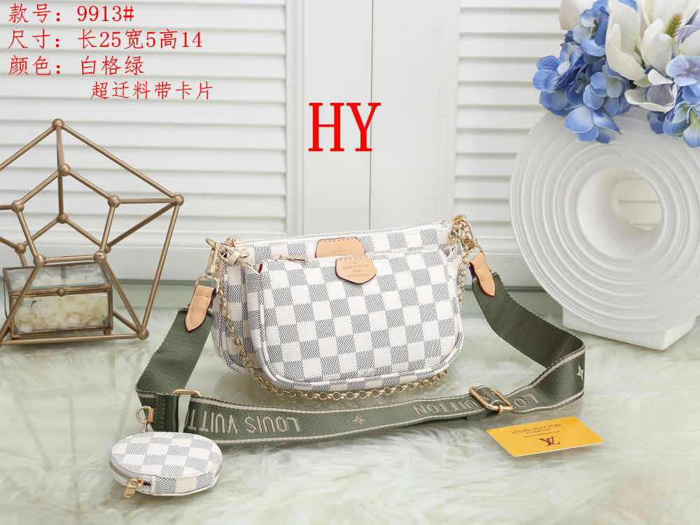 

LVLOUIS888VITTON13Ladies'bags Fashion handbags Multi pochette accessoires purses Women favorite mini 3pcs accessories crossbody bag shoulder bags
