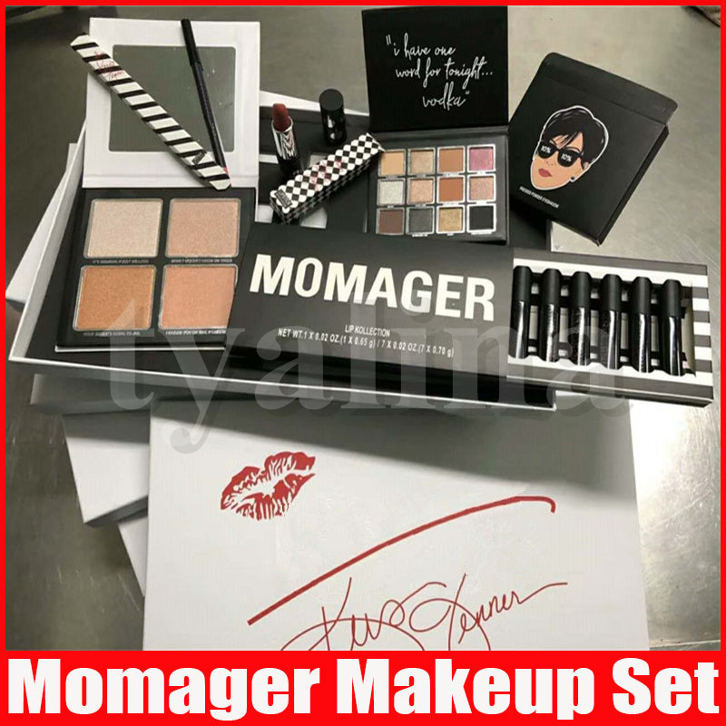 

5in1 Momager Kollection Makeup Set Mother's Day Collection Limited Edition Lipstck Highlighter Lip Gloss Lipgloss Eyeshadow Make Up Big Box