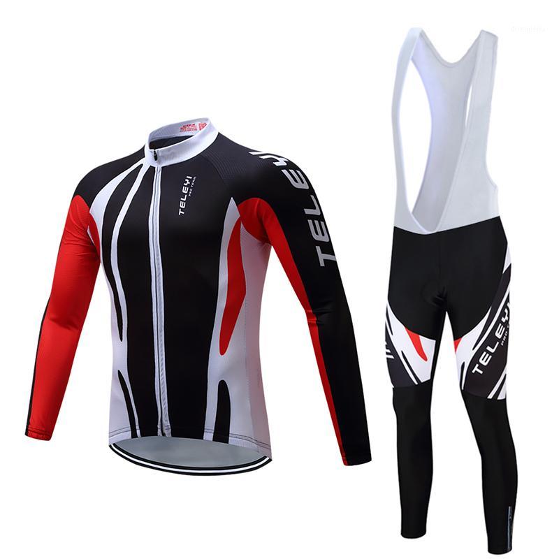 

Pro cycling 2020 autumn Mens long sleeve bike clothing kit wear BIB pants triathlon suit Bicycle clothes MTB jersey set dress1, Only jersey