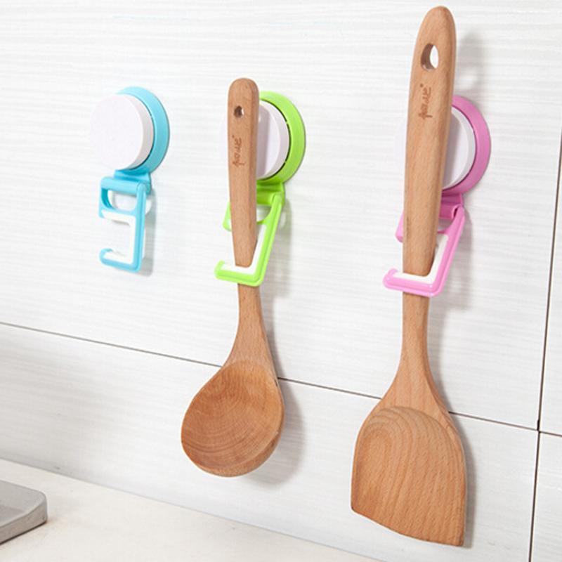 

Mop Hook No Trace and Free Punching Sucker Sticky Hook Mop Rack Bathroom Storage Broom Rack High Quality Durable Holder Clip1