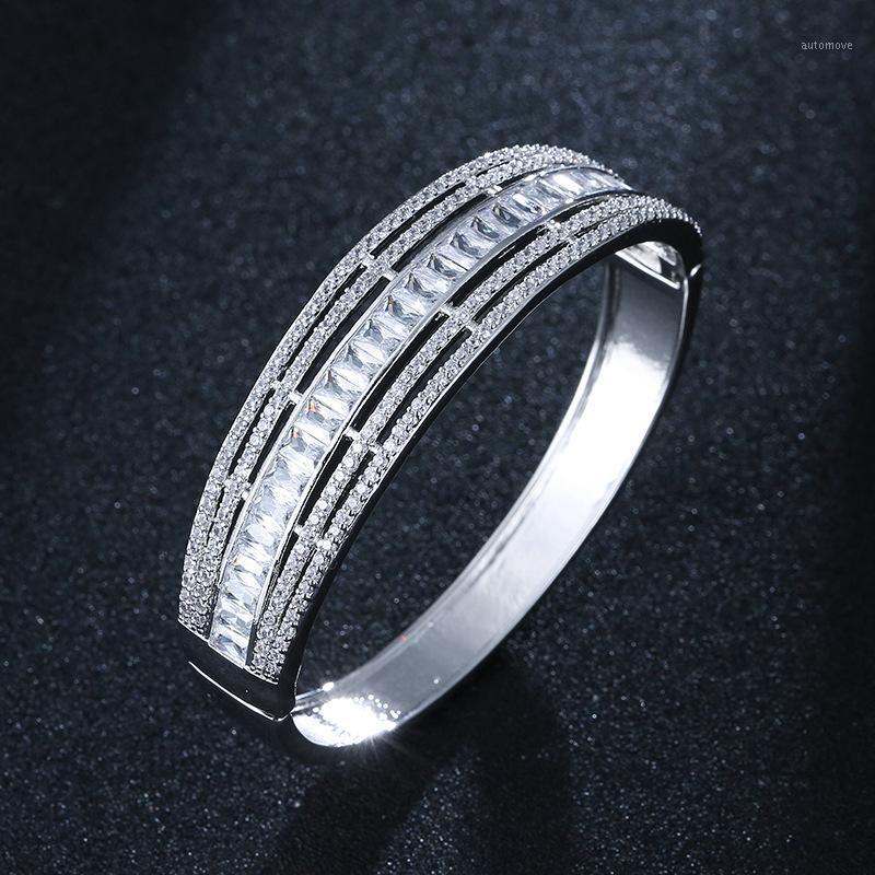 

Europe and the United States sell like hot cakes fashion classic suit stainless steel bracelet ring inlay zircon jewelry1