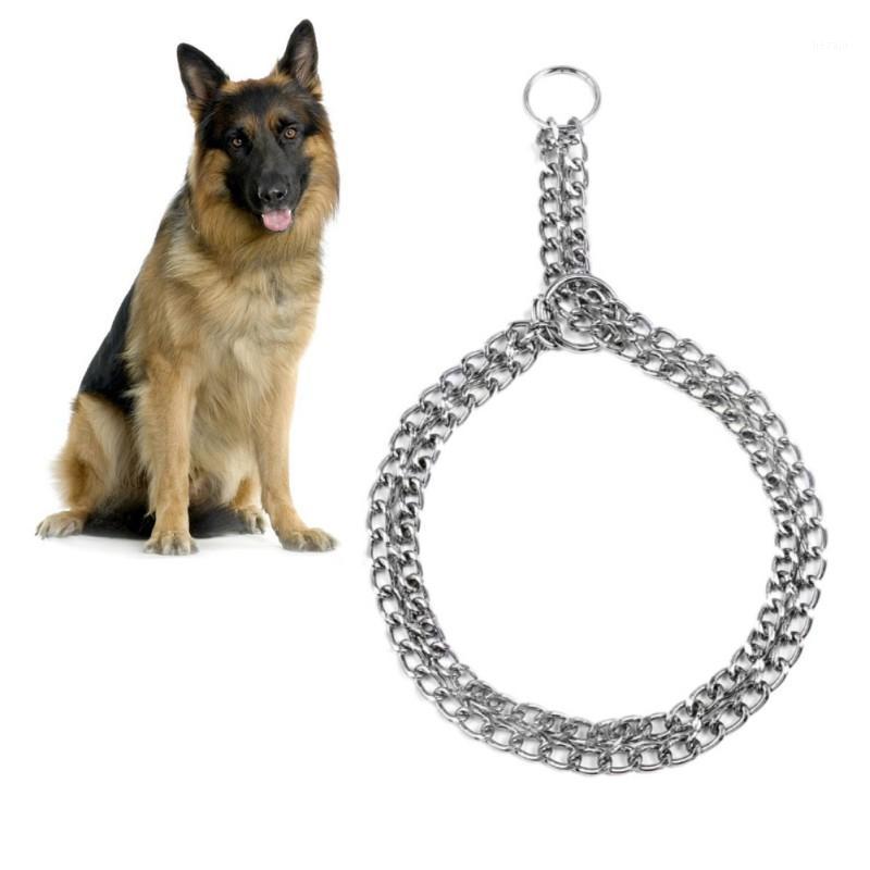 

Dog Chain Collar Pet Iron Metal Double Row Neck Leash Walking Training Tool Supplies Double-row Chain Pet Dog Out Collar1