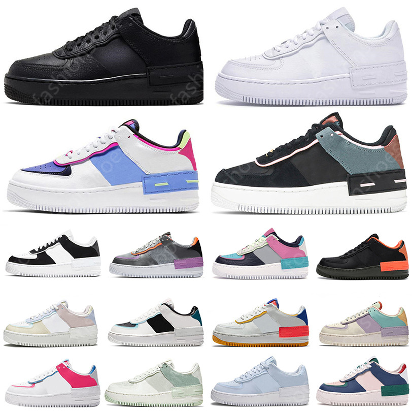 

2021 One 1 platform shoes trainers shadow running shoes triple white black Spruce Aura Tropical Twist low men women outdoor sports sneakers, White;red