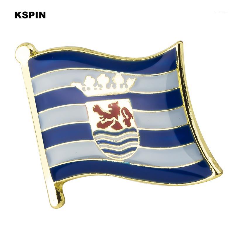 

Zeeland Flag Pins Country Flag Badge Brooch National Lapel Pin International Travel Pins Collections XY05171