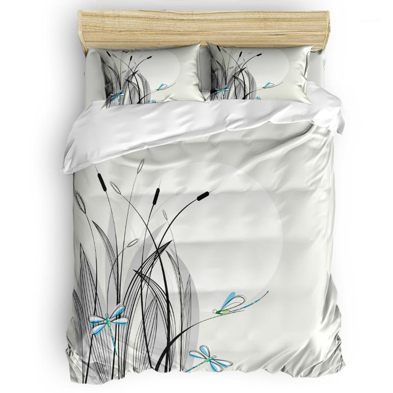 

Dragonfly 3 Piece Bedding Sets Duvet Cover Sets Machine Washable California King Comforter Veterans Day Father's Day Mothe1, As pic
