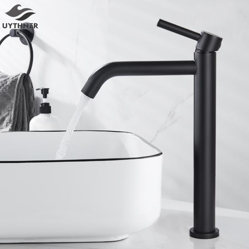 

Black Basin Faucets Bath Basin Mixer Faucet Bathroom Vessel Washbasin Water Mixer Taps Hot and Cold Water TapBasin faucet