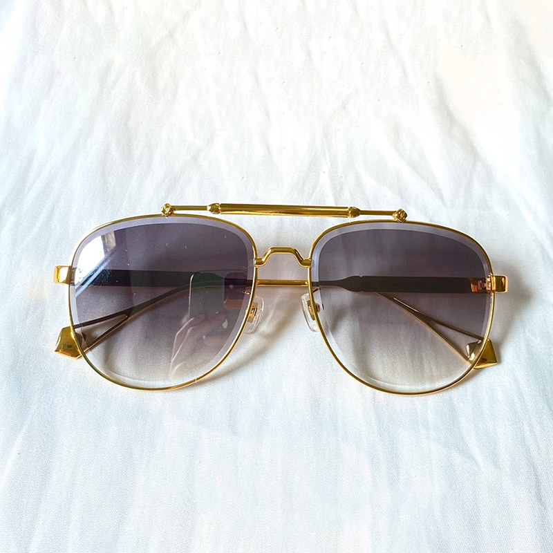 

0973 New Fashion Sunglasses With UV Protection for men Vintage oval metal Frame popular Top Quality Come With Case classic sunglasses