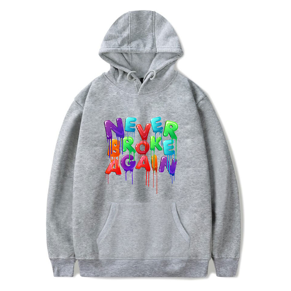 

Never Broke Again Youngboy Rappers wear men's hoodie Plus Size Jogging Tracksuit Sweatshirts hoodies Fall Winter wear Ypf549, 03