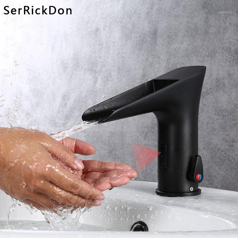 

Automatic Infrared Sensor Basin Faucet Touc Tap for Bathroom Basin Faucet Brass Sink Faucets Hot Cold Mixer1