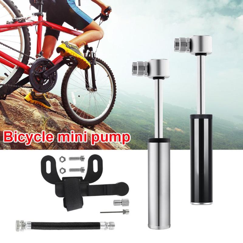 

120PSI Mini Bicycle Pump Aluminum Alloy Cycling Hand Air Pump Ball Tire Inflator Mountain Road Bike For AV/FV