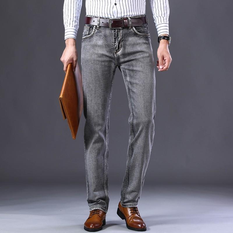 

NEW Men Stretch Regular Fit Jeans Jean Homme Pantalones Hombre Men Mannen Soft Black Biker Masculino Denim Overalls Mens Pants