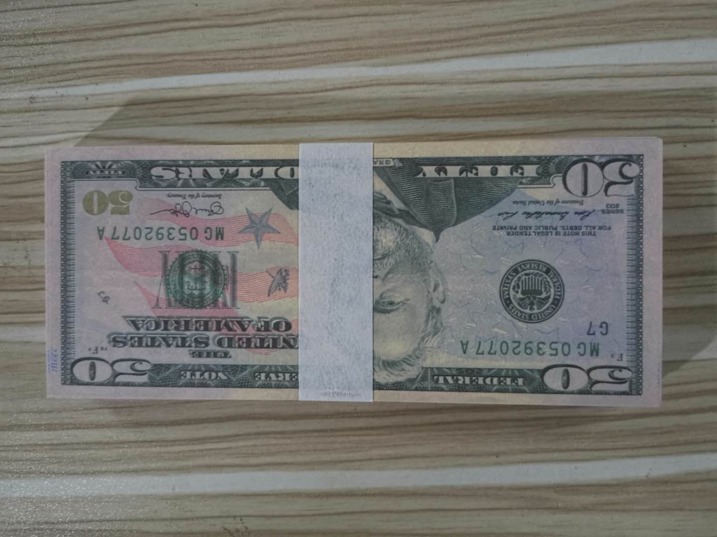

Money bar prop Toys Banknote-Sets 20 50 100 dollars Collection Fake-Paper