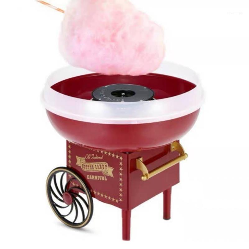 

Retro Trolley Cotton Candy Machine Fashion Mini Candy Floss Maker Home Machine1