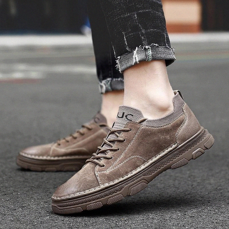 

Men's Shoes cow Suede Leather Men Loafers Outdoor Casual Shoes Soft Bottom Driving outdoor Mens Flats Breathable Footwear #ow2t, Black