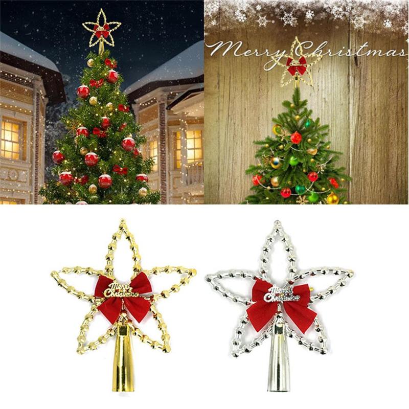 

Christmas Tree Topstar For Table Top Christmas Ornament Star Lovely Shiny Xmas Decorative for Xmas Party