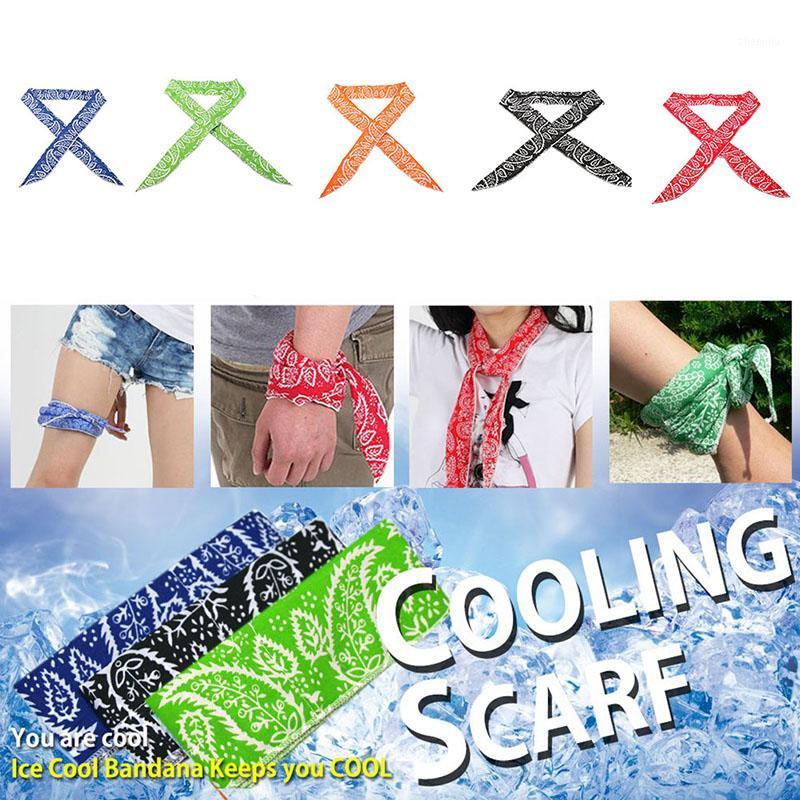 

2020 Summer Neck Cooling Bandana Scarf Wrap Outdoor Sports Fishing Cycling Bandanas Neck Cooler Headband Wraps Wrist Towels1, Red