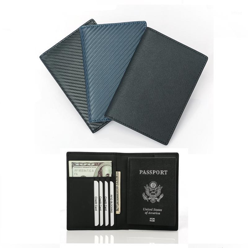 

Wallet Men Luxury Carbon Fiber Pattern Wallets Men Purse Casual Two Fold Women Leather Multi-Card Pocket Long Passport Holder1, Black