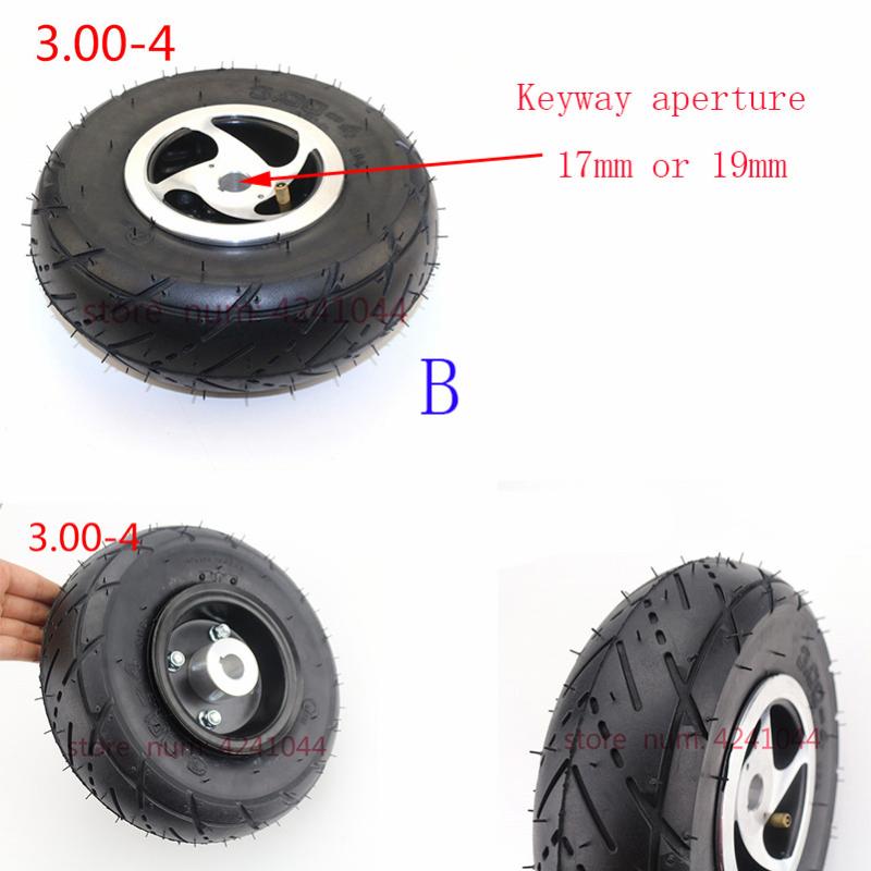 

Electric Scooter Wheels 3.00-4 tyre Alloy wheel hub and inner tube fits Mini 2 Stroke Quad ATV Motor Bike Razor Pocket scooter
