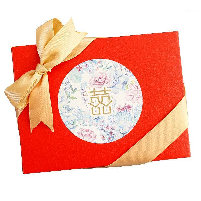 

Ferimo 10pcs New Creative style Red Candy Boxes Wedding Favors Party Supplies Baby Shower thanks Gift Box Double joy of China1