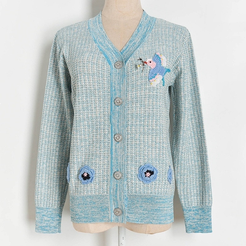 

Female Autumn Shirts with Tightly Knit Neckline Embroidered Sleeveless Sweater Vest Loose Vintage Pullovers Gold Thread Cardigan BXY0 GTNY, Jacket