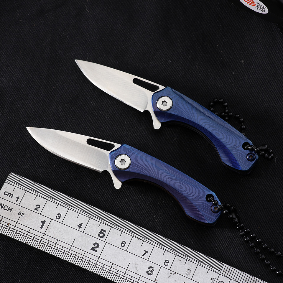

high quality mini stainless steel blade linerlock colorful light weight pocket knife tactical hunting outdoor folding knives men gift tool