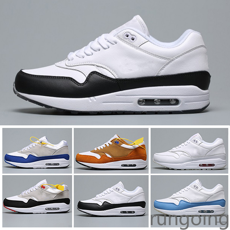 

Designer Parra Sean wotherspoon 1 AM 87 White Air Blue 87 Mens Running Shoes Rainbow Park Maxes Men Trainers Womens Sneakers Size 11 TYXX6, Color 06