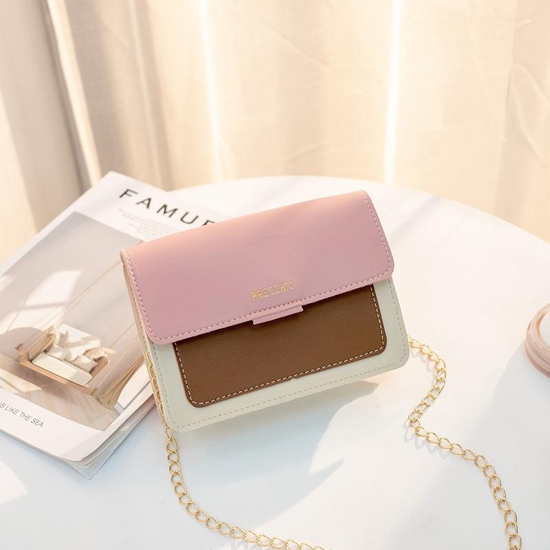 

2021 women's shoulder chain small square bag messenger bag