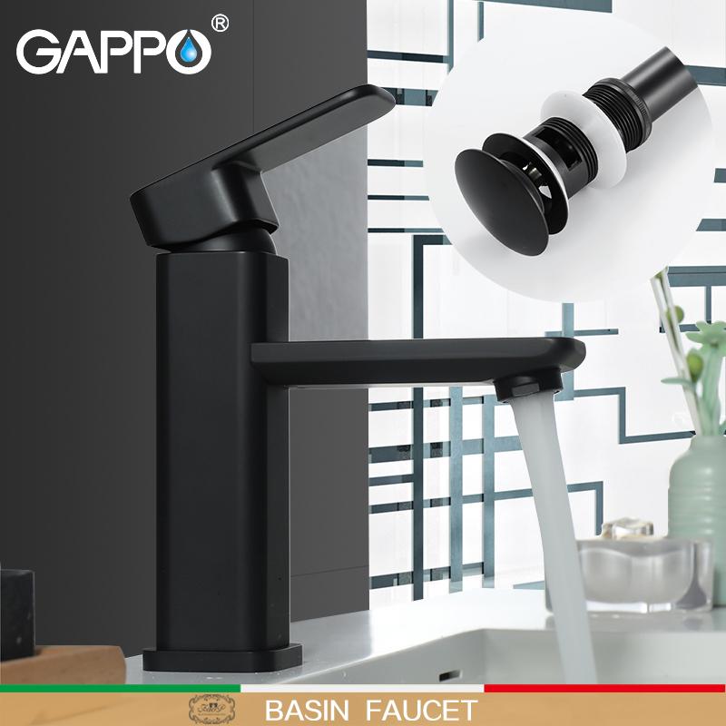 

GAPPO Basin Faucet basin black chrome mixer taps waterfall bathroom mixer shower faucets bath water Deck Mounted Faucets taps