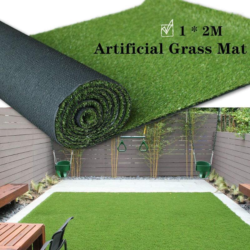 

1M*2M Realistic Thick Artificial Grass Turf -Indoor Outdoor Garden Lawn Landscape Synthetic Grass Mat - Thick Fake Rug1, 1pc