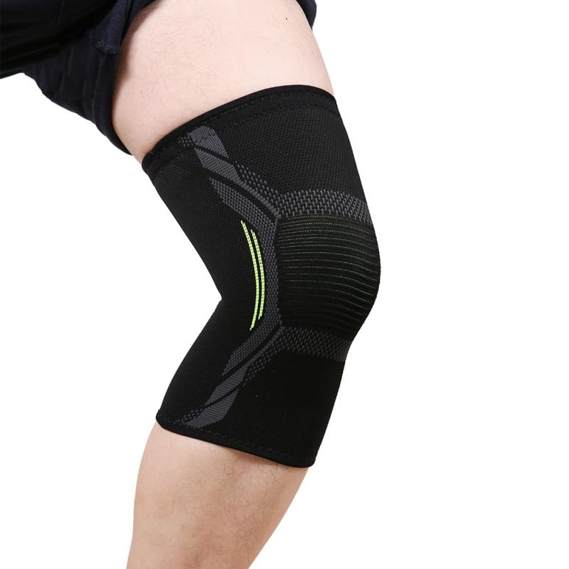 

Sports Kneepad Men Pressurized Elastic Knee Pad Support Fitness Gear- Basketball Volleyball Brace Protector Pain Recovery, Purple