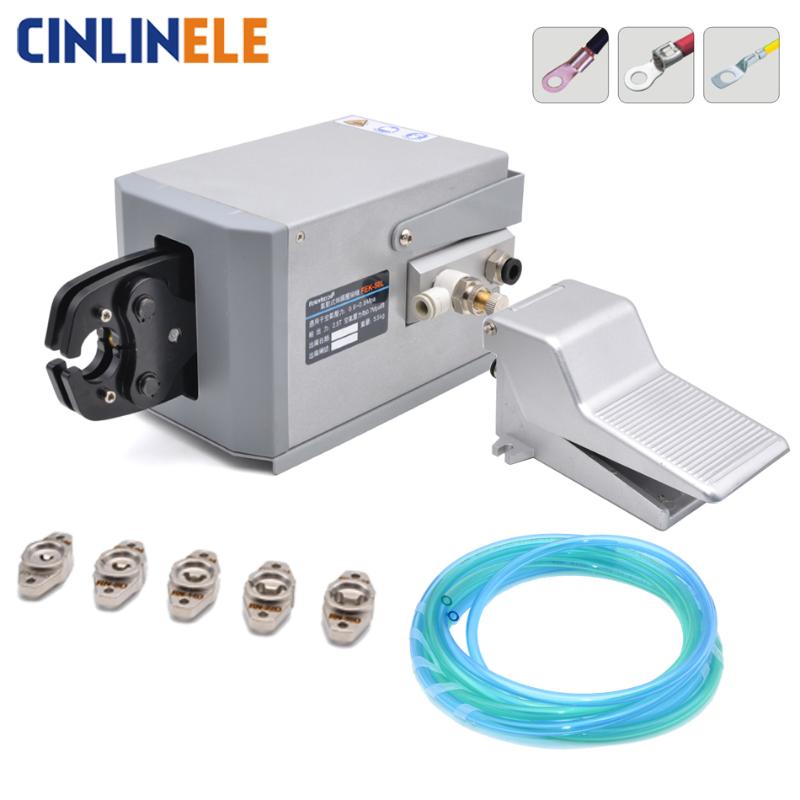 

FEK-50L Pneumatic Air Type RNB SC Terminals Crimp Machine Tool Outils Ferramentas Gift Crimping Dies Foot Switch Wire Connector