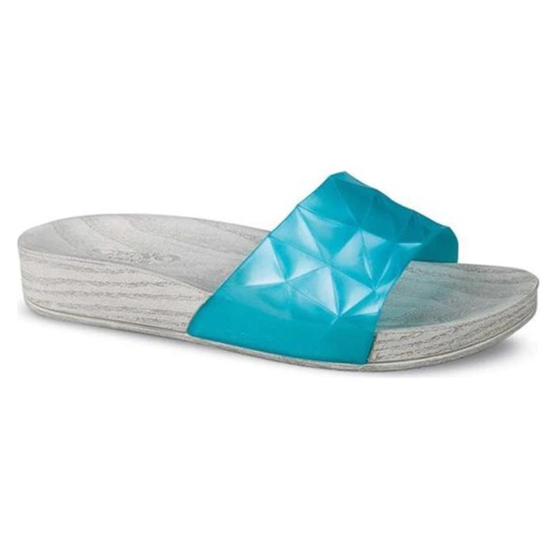 

Blue Wet Floor Slippers Bathroom 2021 Casual, As pic