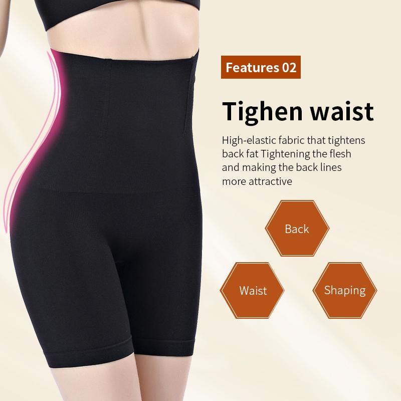 

Women Mid Thigh Body Shaper Bodysuit Shaping Lady Short Tight Leggings High Waist Shapewear Tummy Control Shorts Comfort Panties, Black