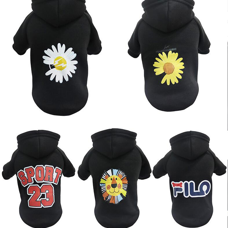 

1PCS Black Puppy Clothes Dog Vest Coat Fashion Pet Shirt Reflective Strap Vest Clothing 100% Cotton
