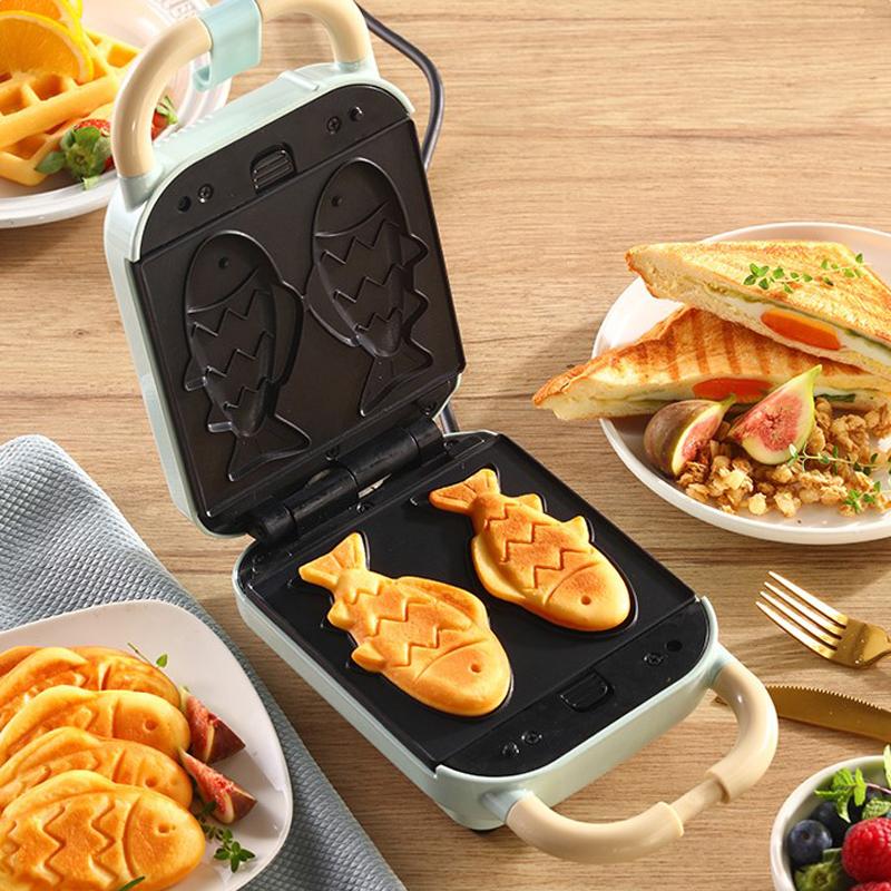 

Electric Sandwich Maker Machine Waffle Maker Toaster Baking takoyaki Pancake Sandwichera Breakfast Egg Cake Oven 220V