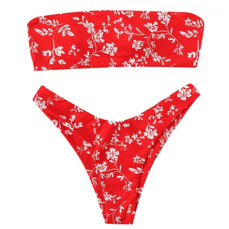 

bikinis 2020 mujer WomenPrint Push-Up Padded Bra Beach Bikini Set Swimsuit Swimwear bathing suit women bather1