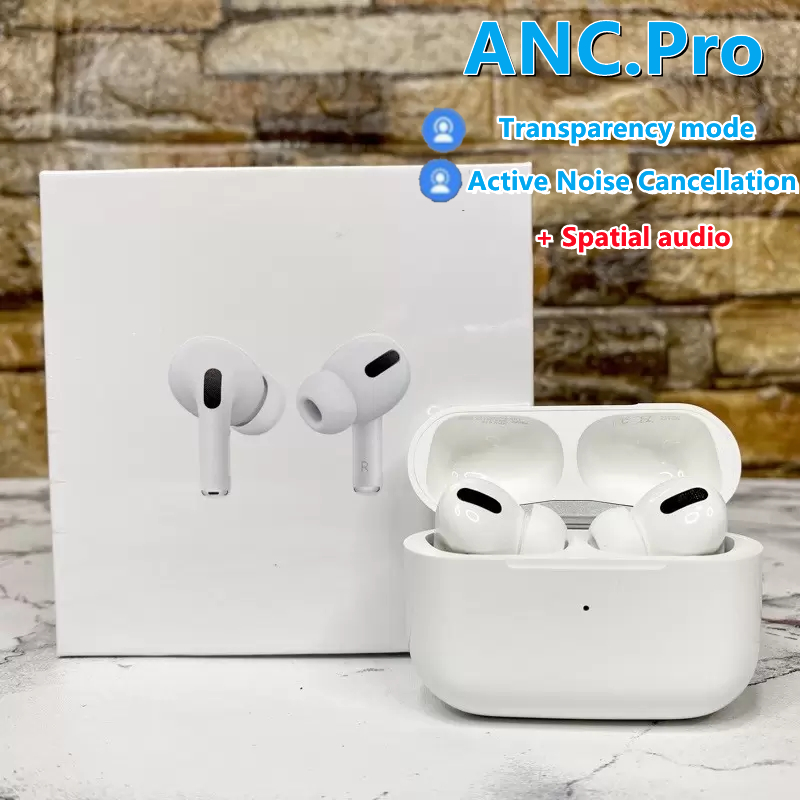 

Airpods pro Noise cancel ANC TWS Earphones Gps Rename pro pop up window Bluetooth Headphone paring wireless Charging case, Valid serial number