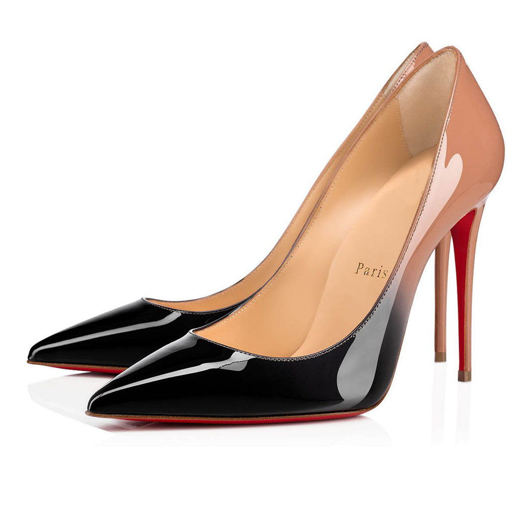

Sexy Woman High Heels Pointed Toe Red Bottom Pumps, Elegant Lady Wedding Dress Party Pumps Black Nude Genuine Leather Classic Style With Box