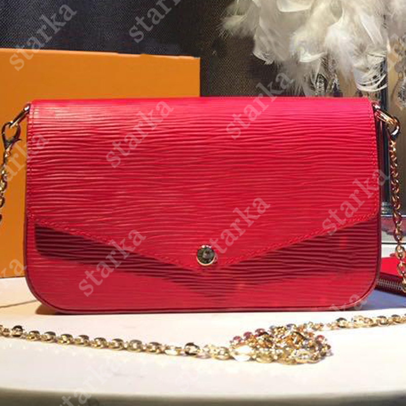 

Original high quality designer bags Fashion Saddle bag handbags women bag shoulder bags crossbody bags Wallet phone bag Water ripple wallet, Pink