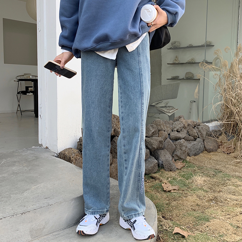 

2021 New spring Korean style loosed female casual letter waist brim for women with long women's leg pants (f9015) SW1L, Same pictures