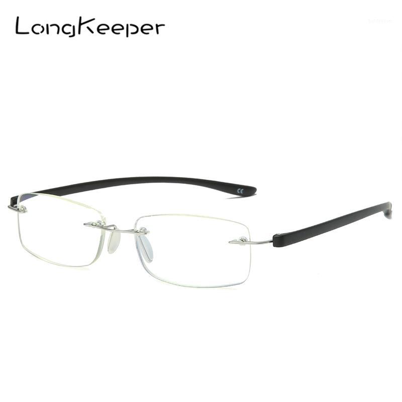 

Rimless Reading Glasses Women Men Transparent Blue Light Blocking Frameless Computer Glasses Presbyopia +1.0 +1.5 +2.0 +2.5 +3.01