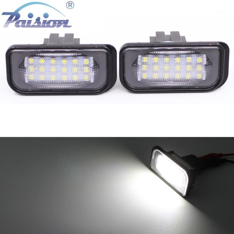 

2pcs 18SMD LED License Plate Kit Error Free for C-Class W203 Sedan C230 C240 C280 SL Class R320 CLK-Class W2091, As pic