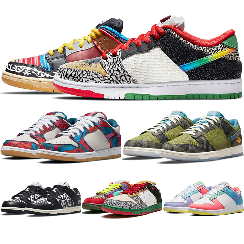 

SB Low Siempre Familia Men's Running Shoes What The P-Rod CZ2239-600 Street Hawker Easter Zebra 5 On It Sean Cliver Sport Flat Women