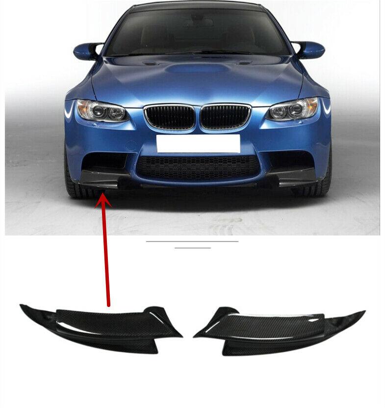 

For BMW M3 Front Bumper Carbon Fiber Wrap Angle E92 E93 2007-12Front Lip Spoiler