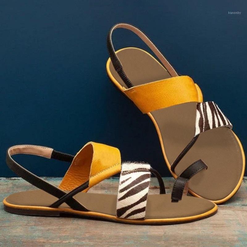 

Summer women flat sandals gladiator beach sandals open toe flip flops roman mixed colors slip on ladies shoes large size1, As pic